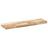 Dessus de table 80x20x4 cm rectangulaire bois massif d'acacia 