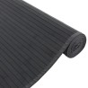Tapis rectangulaire noir 80x300 cm bambou 