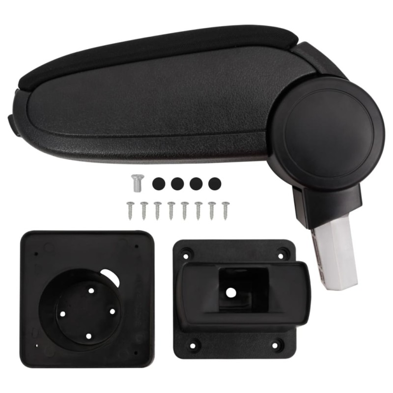 Accoudoir de voiture noir 13x31,5x(29-51) cm ABS 