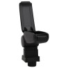 Accoudoir de voiture noir 13x31,5x(29-51) cm ABS 