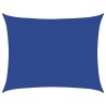 Voile d'ombrage 160 g/m² rectangulaire bleu 6x7 m PEHD 
