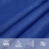Voile d'ombrage 160 g/m² rectangulaire bleu 6x7 m PEHD 