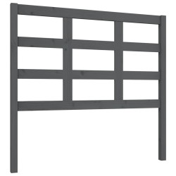 Tête de lit Gris 105,5x4x100 cm Bois massif de pin 