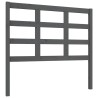 Tête de lit Gris 105,5x4x100 cm Bois massif de pin 