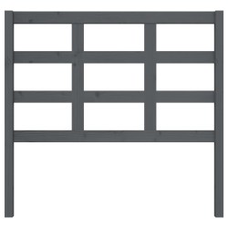 Tête de lit Gris 105,5x4x100 cm Bois massif de pin 
