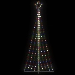 Sapin de Noël à LED 447 LED colorées 249 cm 