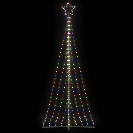Sapin de Noël à LED 447 LED colorées 249 cm 