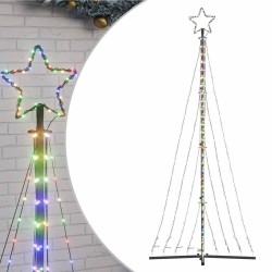 Sapin de Noël à LED 447 LED colorées 249 cm 