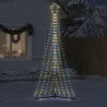 Sapin de Noël à LED 447 LED colorées 249 cm 