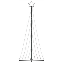 Sapin de Noël à LED 447 LED colorées 249 cm 