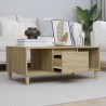 Table basse Chêne sonoma 90x50x36,5 cm Bois d'ingénierie 