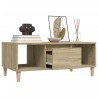 Table basse Chêne sonoma 90x50x36,5 cm Bois d'ingénierie 