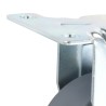 8 pcs Roulettes fixes 50 mm 
