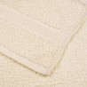 Serviettes de douche 4 pcs crème 70x140 cm 360 g/m² 100% coton 