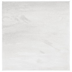 Tapis OVIEDO à poils courts gris 120x120 cm 