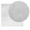 Tapis OVIEDO à poils courts gris 120x120 cm 