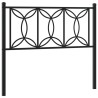 Tête de lit métal noir 107 cm 