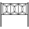 Tête de lit métal noir 107 cm 