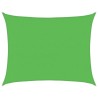Voile d'ombrage 160 g/m² Vert clair 6x7 m PEHD 