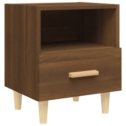 Tables de chevet 2 pcs Chêne marron 40x35x47 cm 
