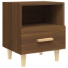 Tables de chevet 2 pcs Chêne marron 40x35x47 cm 