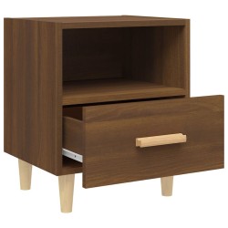 Tables de chevet 2 pcs Chêne marron 40x35x47 cm 