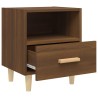 Tables de chevet 2 pcs Chêne marron 40x35x47 cm 