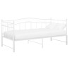 Cadre de canapé-lit extensible sans matelas blanc 90x200 cm 
