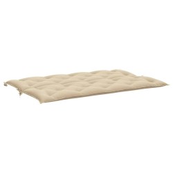 Coussin de banc de jardin beige 150x(50+50)x7 cm tissu oxford 