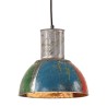 Lampe suspendue industrielle 25 W Multicolore Ronde 28,5 cm E27 