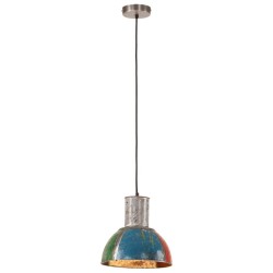 Lampe suspendue industrielle 25 W Multicolore Ronde 28,5 cm E27 