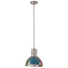 Lampe suspendue industrielle 25 W Multicolore Ronde 28,5 cm E27 