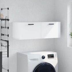 Armoire murale blanc 100x36,5x35 cm bois d'ingénierie 