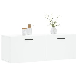 Armoire murale blanc 100x36,5x35 cm bois d'ingénierie 