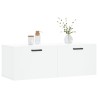 Armoire murale blanc 100x36,5x35 cm bois d'ingénierie 