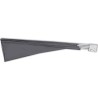 Auvent latéral pliable de balcon Gris 210 x 210 cm 