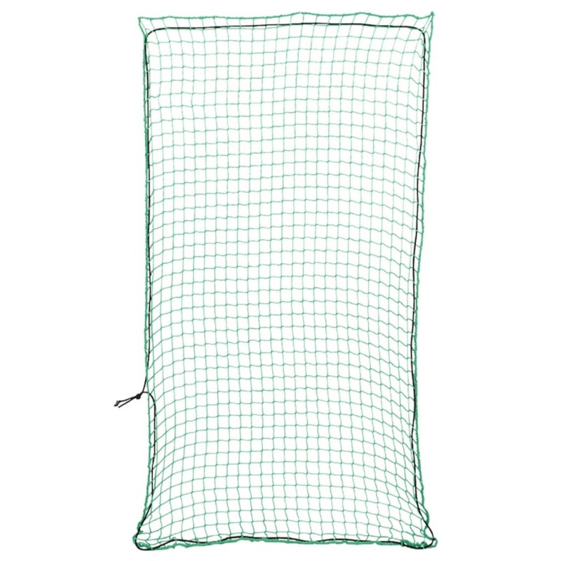 Filet pour remorque avec corde élastique vert 6x3 m PP 