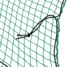 Filet pour remorque avec corde élastique vert 6x3 m PP 