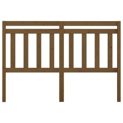 Tête de lit Marron miel 126x4x100 cm Bois massif de pin 