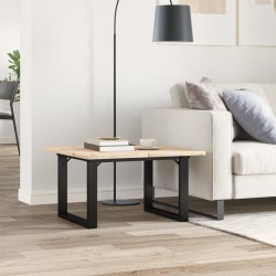 Pieds de table basse cadre en O 60x40x38 cm acier 