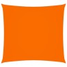 Voile de parasol tissu oxford carré 4x4 m orange 