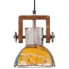 Lampe suspendue industrielle 25 W Multicolore Ronde 19 cm E27 