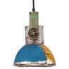 Lampe suspendue industrielle 25 W Multicolore Ronde 19 cm E27 