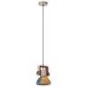 Lampe suspendue industrielle 25 W Multicolore Ronde 19 cm E27 