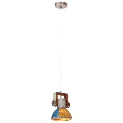 Lampe suspendue industrielle 25 W Multicolore Ronde 19 cm E27 