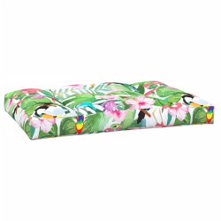 Coussin de palette multicolore 120x80x12 cm tissu 
