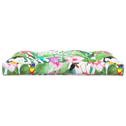 Coussin de palette multicolore 120x80x12 cm tissu 