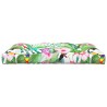 Coussin de palette multicolore 120x80x12 cm tissu 