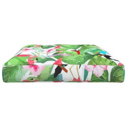 Coussin de palette multicolore 120x80x12 cm tissu 