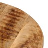 Table basse 45x45x40 cm bois de manguier solide et fer 
